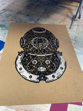 Diving Bell- 11” x 14” Silkscreen Print